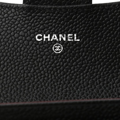 Chanel Caviar Quilted Flap Card Holder Wallet Black 5 of 7
