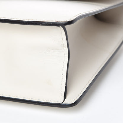 Gucci Calfskin Small Sylvie Shoulder Bag White 9 of 12