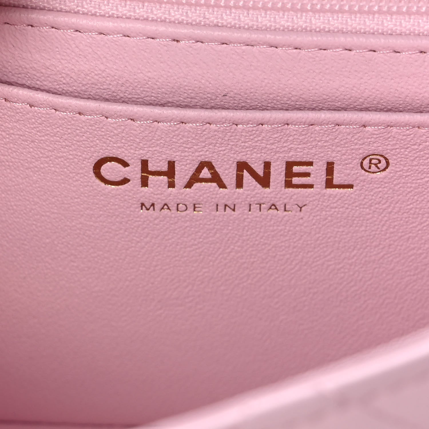 Chanel Lambskin Quilted Mini Top Handle Rectangular Flap Light Pink 6 of 13