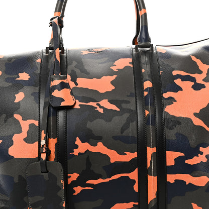 Givenchy Calfskin Camo Print Duffle Bag Multicolor 6 of 9
