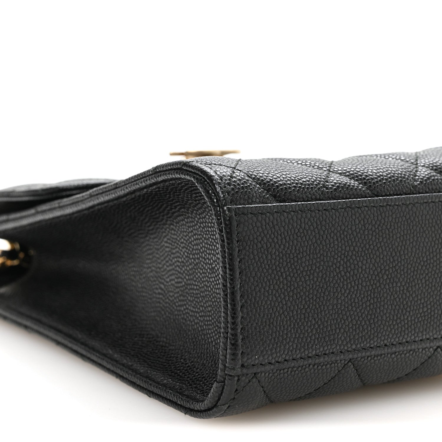 Chanel Caviar Quilted Golden Class Phone Holder Black 10 of 12