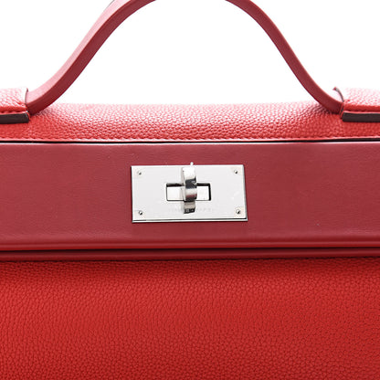 Hermes Taurillon Maurice Swift 24/24 29 Rouge De Coeur Rouge Piment 8 of 10