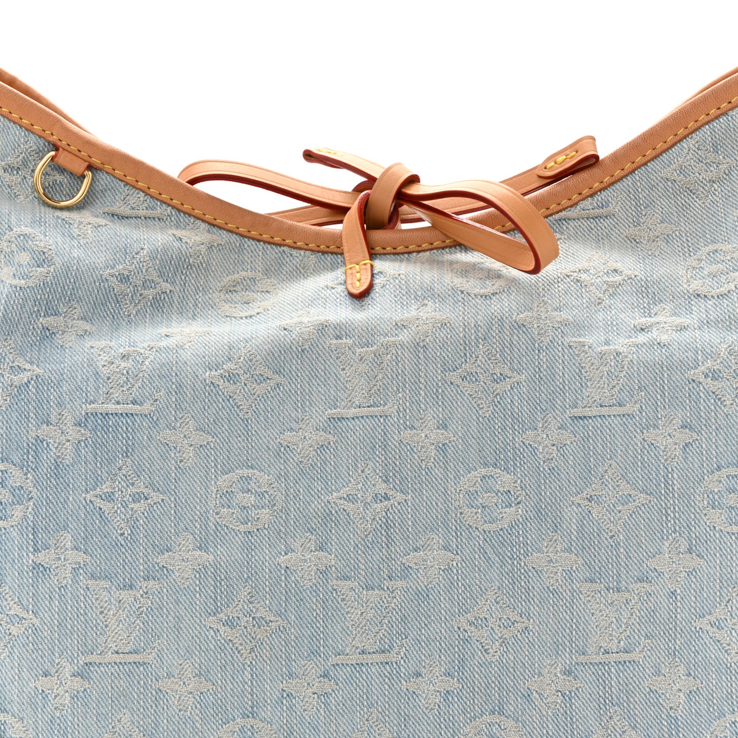 Monogram Denim CarryAll PM Sky Blue