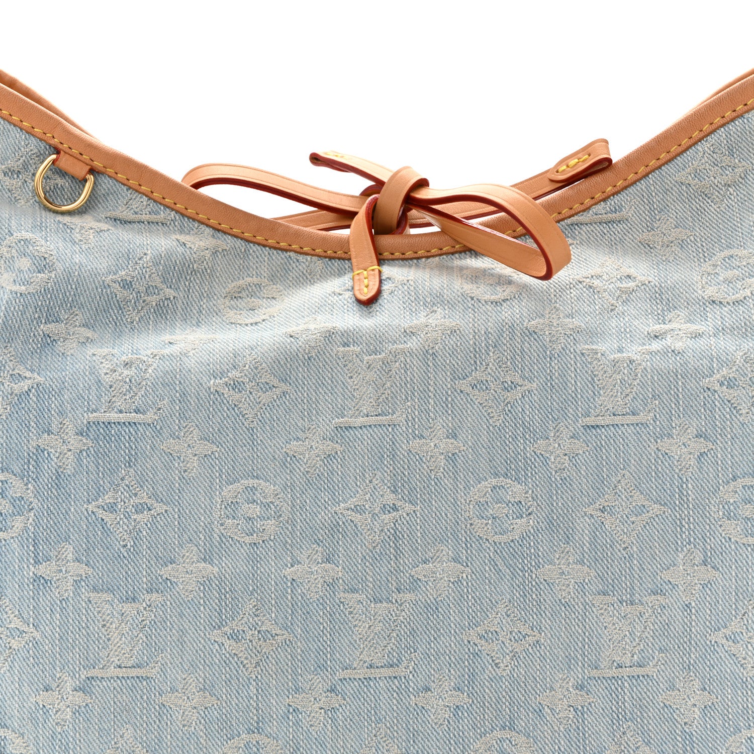 Louis Vuitton Monogram Denim CarryAll PM Sky Blue 8 of 12