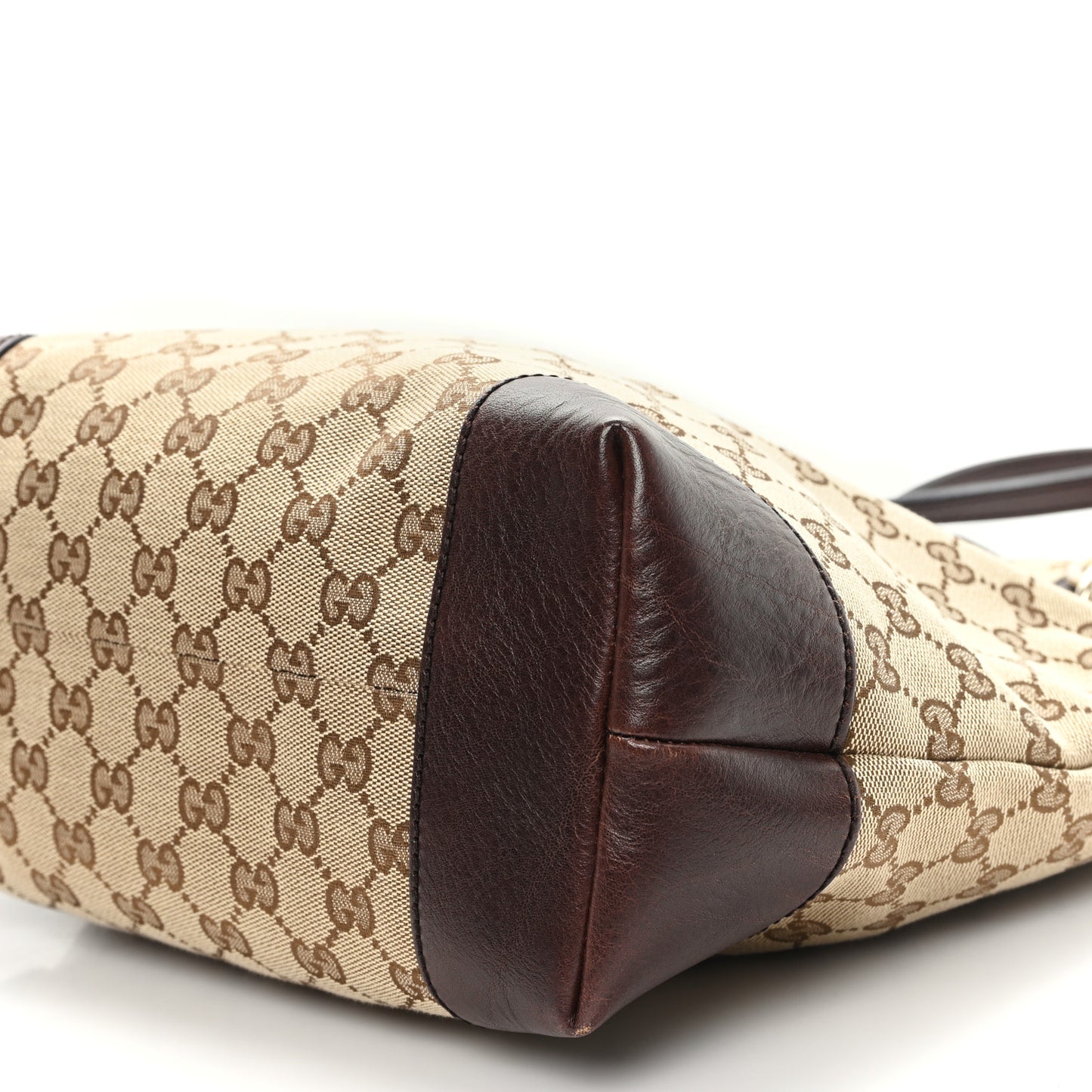 Guccissima Medium Charm Tote Brown