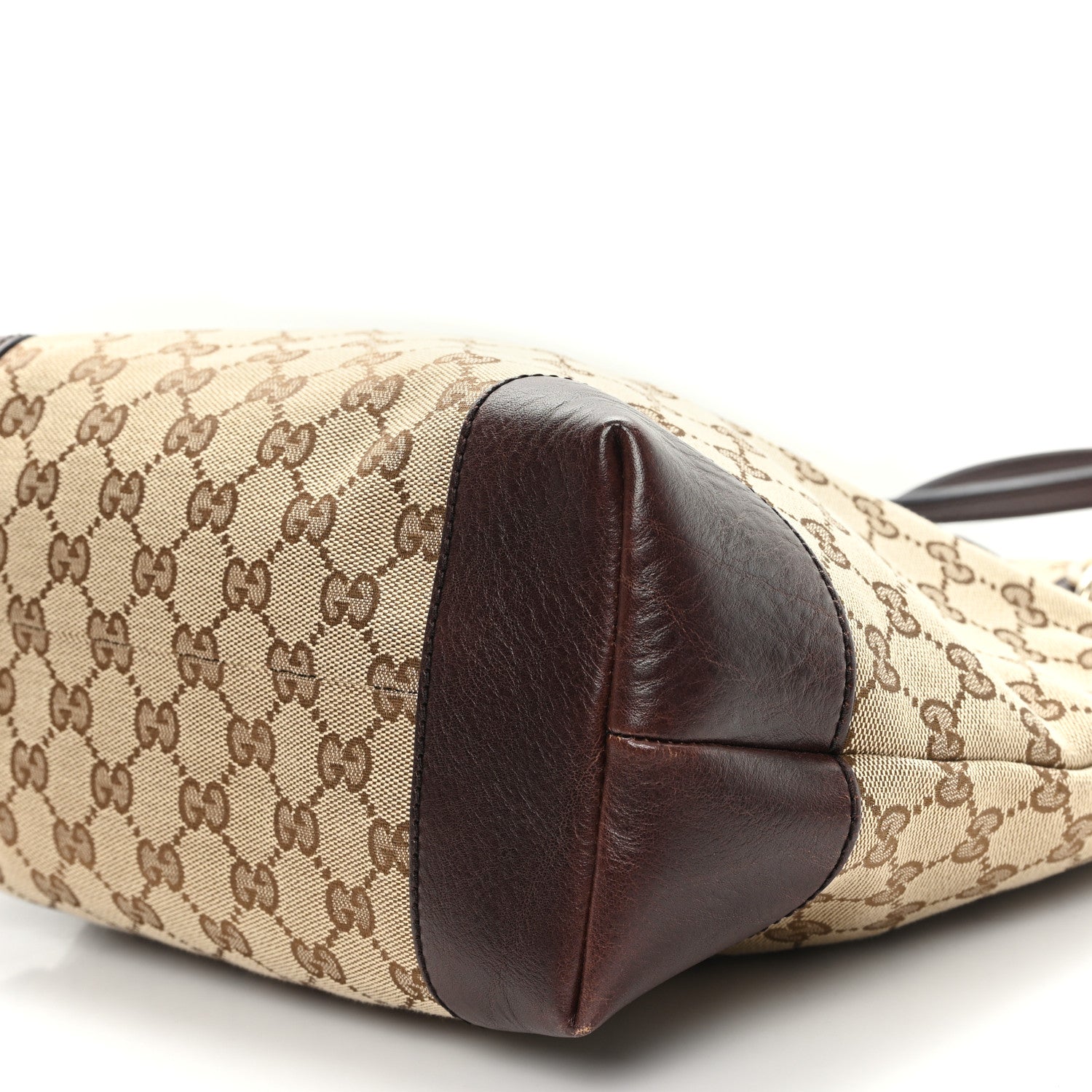 Gucci Guccissima Medium Charm Tote Brown 10 of 12