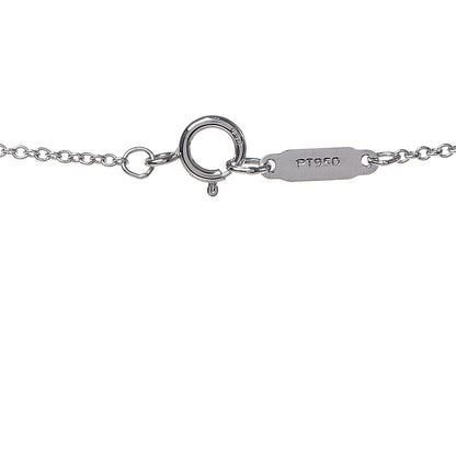 Tiffany Platinum Diamond Small Lock Pendant Necklace 5 of 6