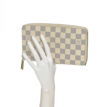 Louis Vuitton Damier Azur Zippy Organizer Wallet 2 of 7