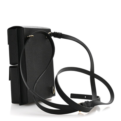 Hermes Epsom Kelly Multi Pocket Pochette To Go Black 3 of 11