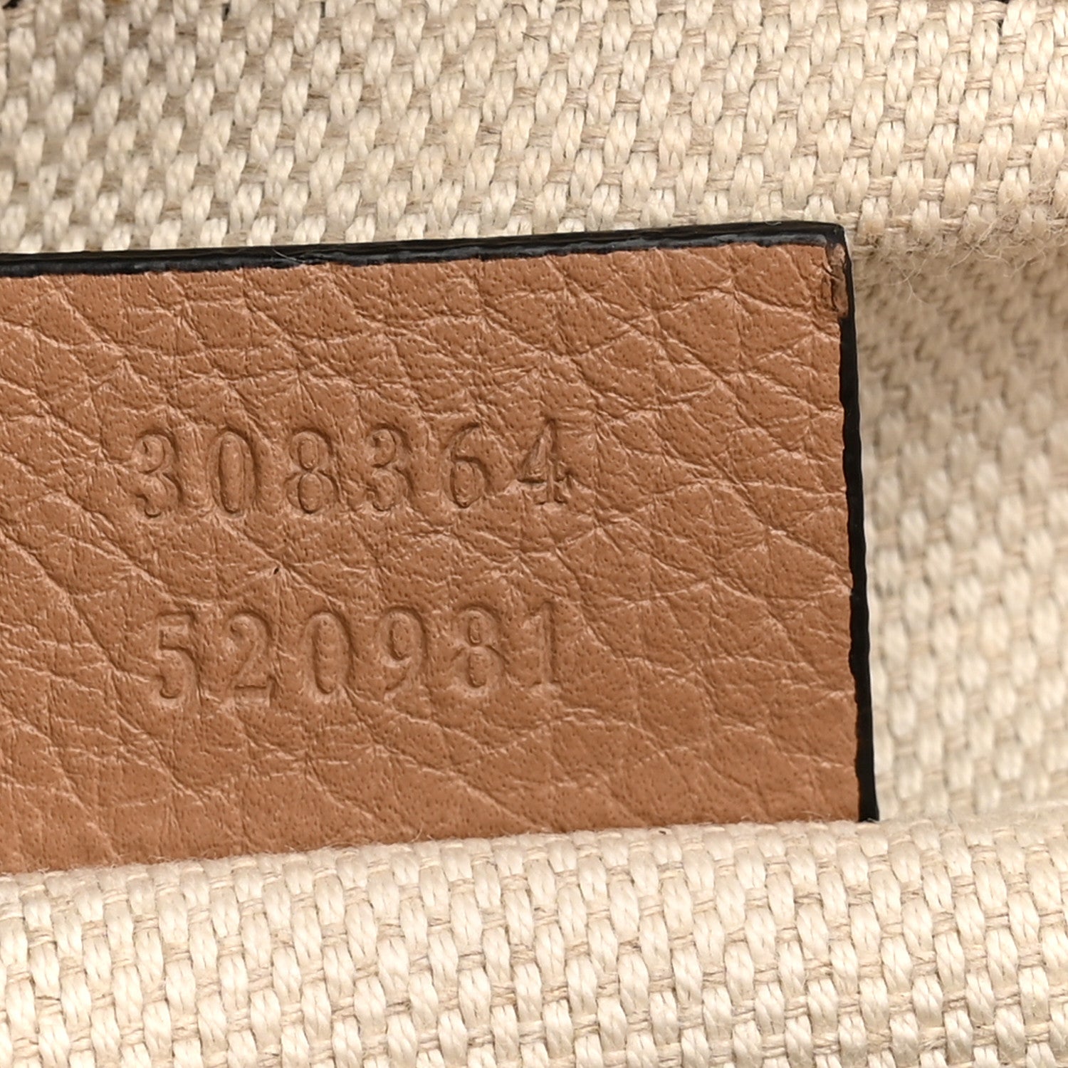 Gucci Pebbled Calfskin Small Soho Disco Bag Camelia 7 of 11