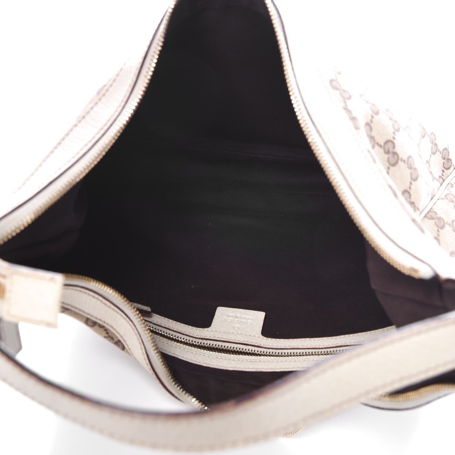 Gucci Monogram Medium Charmy Hobo Off White 5 of 8