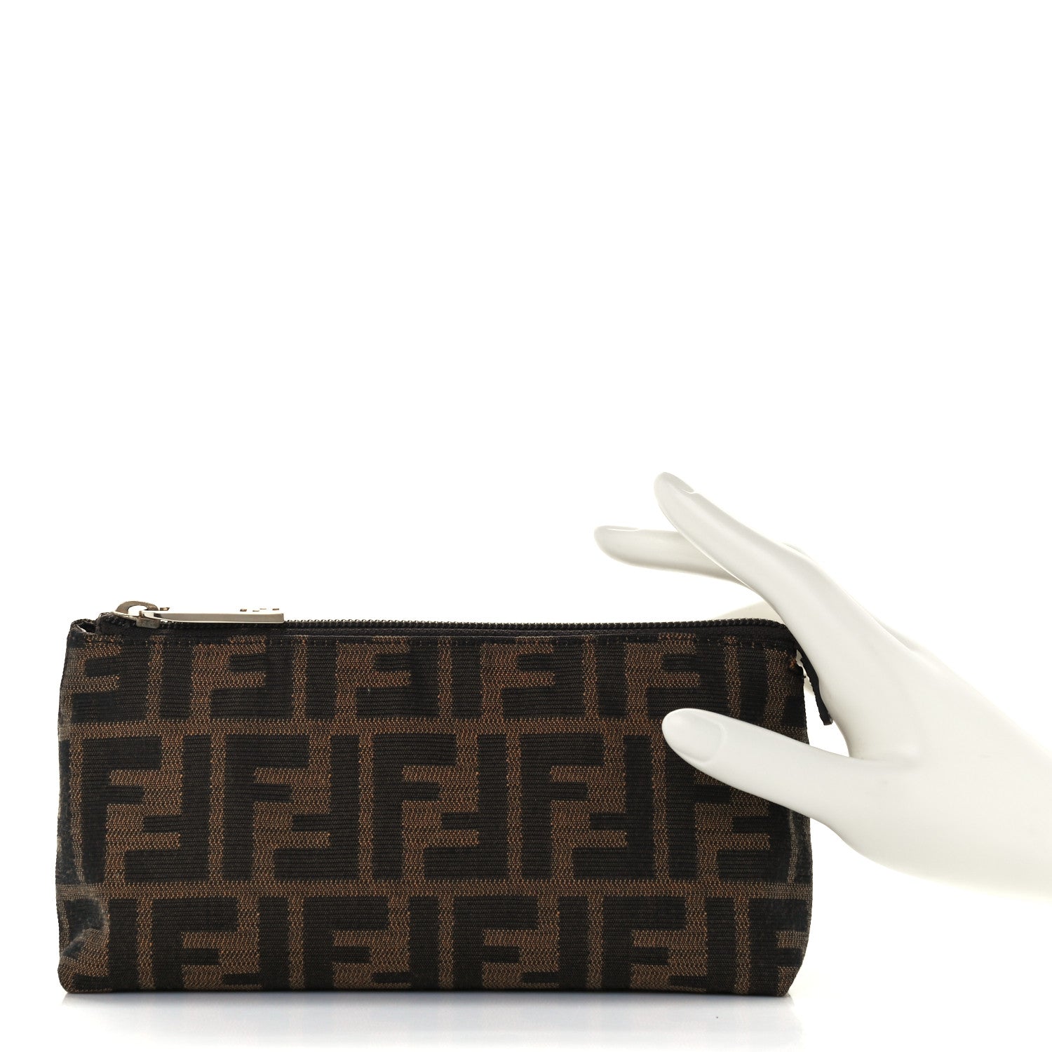 Fendi Zucca Cosmetic Pouch Tobacco 2 of 10