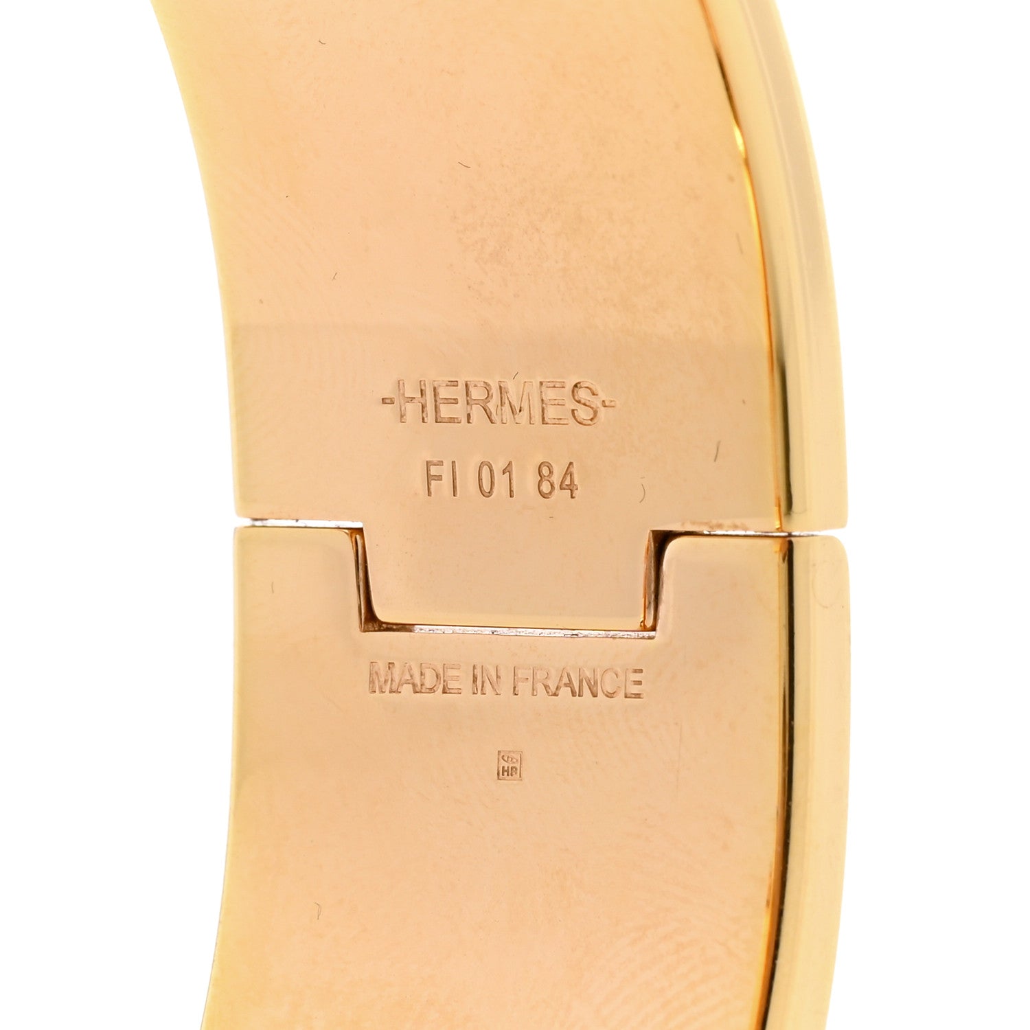 Hermes Enamel Wide Clic Clac H Bracelet PM White 4 of 6