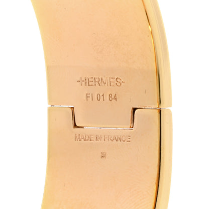 Hermes Enamel Wide Clic Clac H Bracelet PM White 4 of 6
