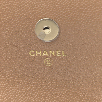 Chanel Caviar Quilted Business Affinity Clutch With Chain Flap Dark Beige 6 of 12