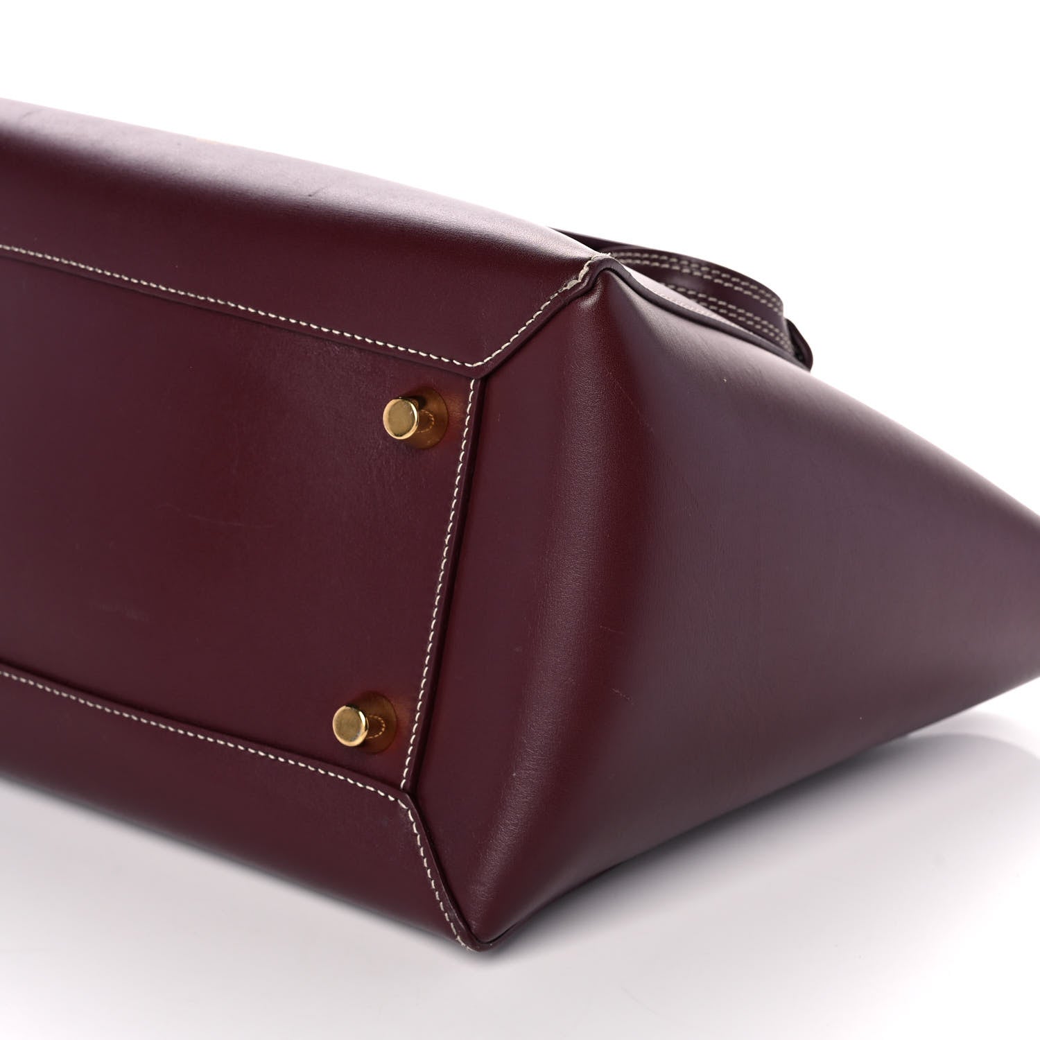 Celine Natural Calfskin Mini Belt Bag Burgundy 9 of 11