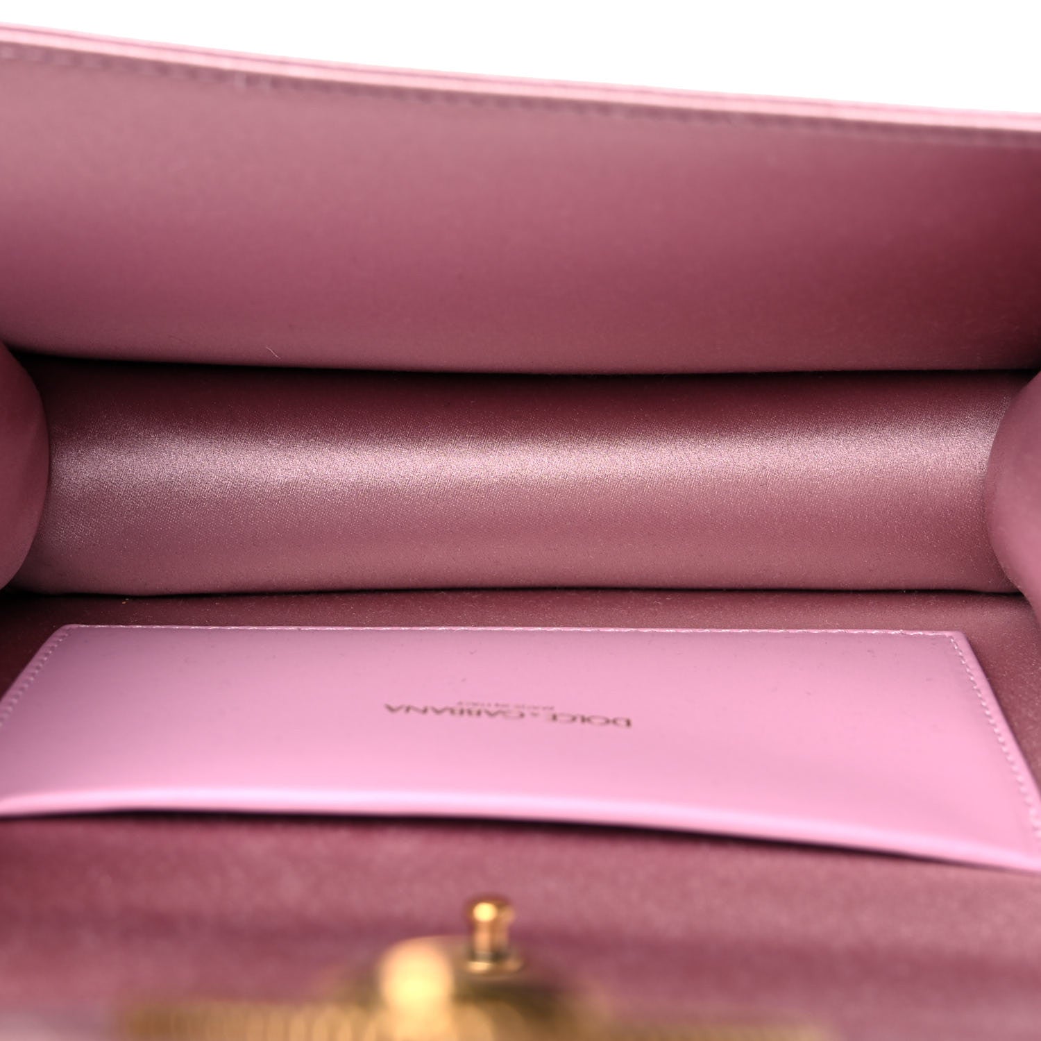Dolce & Gabbana Silk Small Devotion Envelope Top Handle Bag Pink 5 of 14