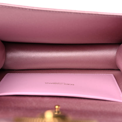 Dolce & Gabbana Silk Small Devotion Envelope Top Handle Bag Pink 5 of 14
