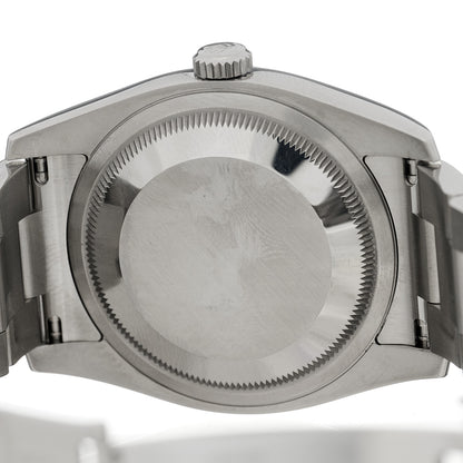 Rolex Stainless Steel 36mm Oyster Perpetual Datejust Watch Silver Flowers 116200 4 of 4