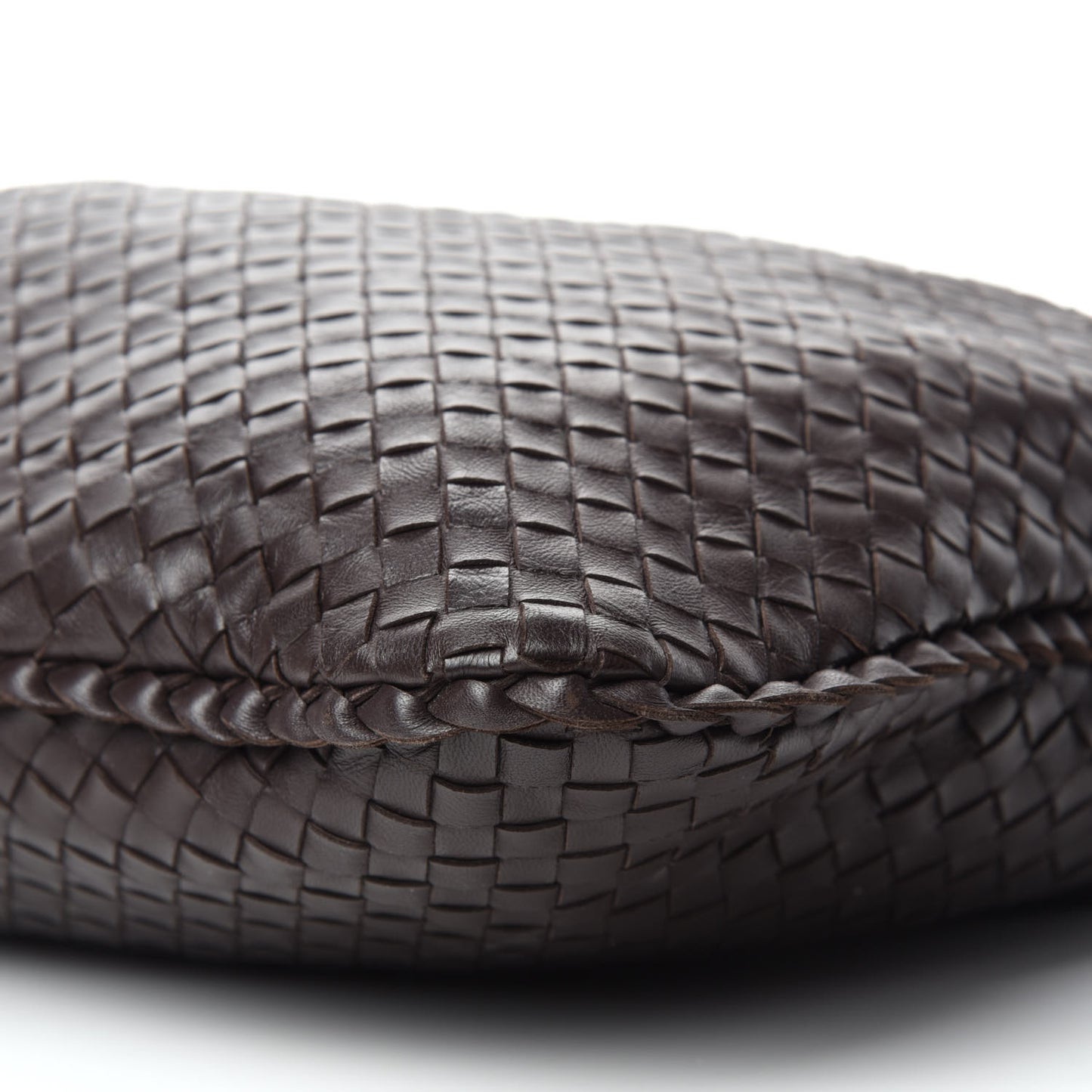 Nappa Intrecciato Large Veneta Hobo Ebano
