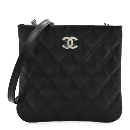 Chanel Lambskin Quilted Crossbody Bag Black 1 of 11