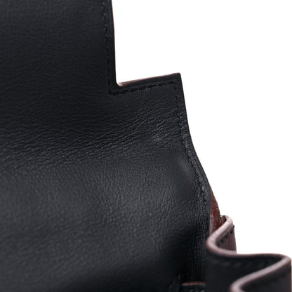 Hermes Swift Colormatic Kelly Retourne 25 Caban Black Chai Gold Etoupe 10 of 12
