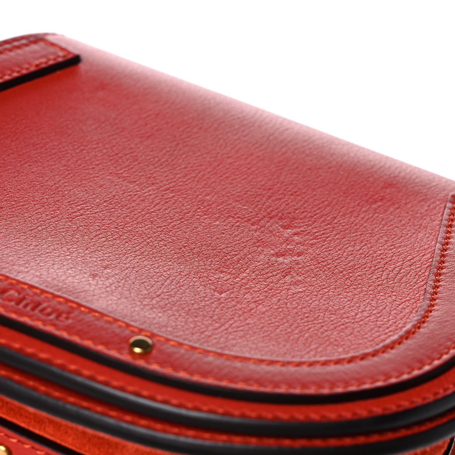 Chloe Calfskin Small Nile Bracelet Bag Earthy Red 12 of 12
