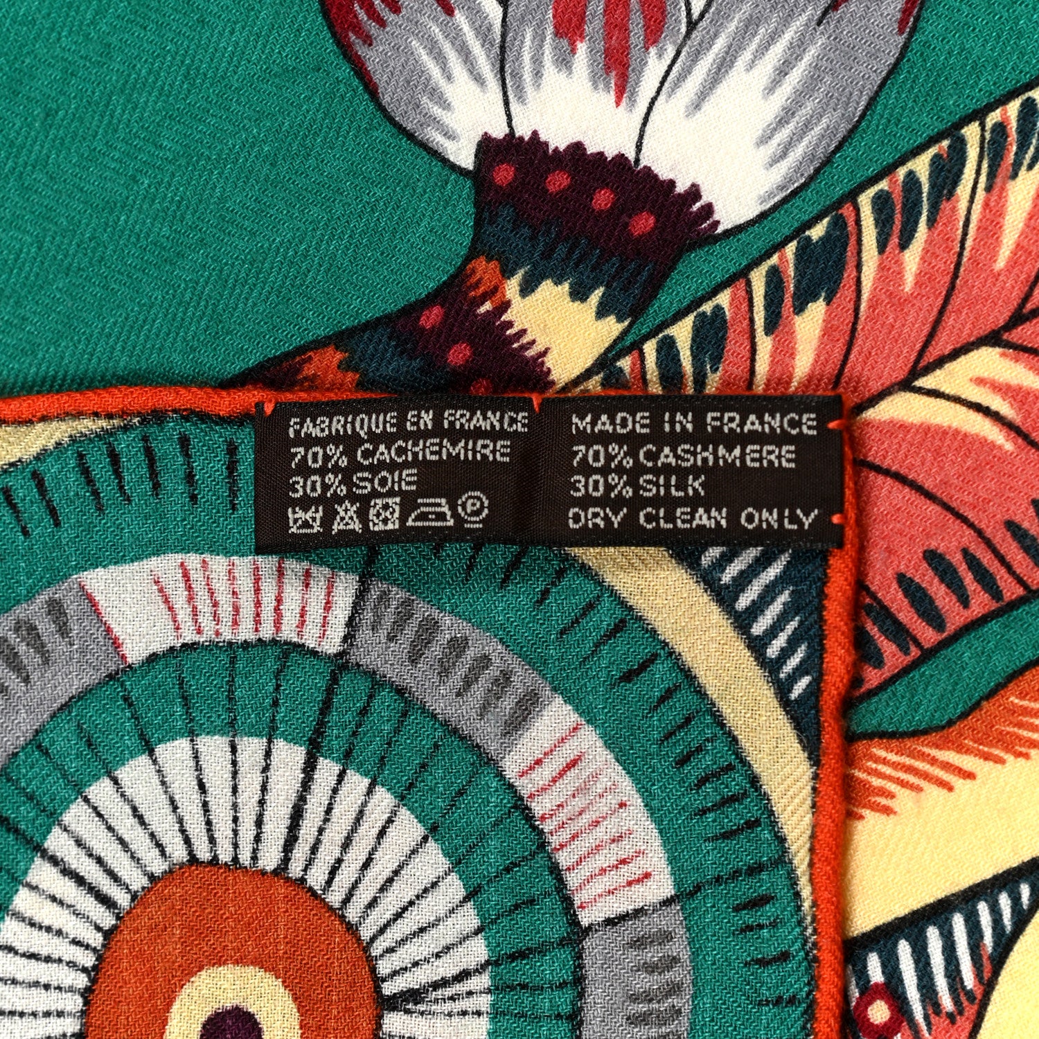 Hermes Cashmere Silk The Savana Dance Shawl 140 2 of 8