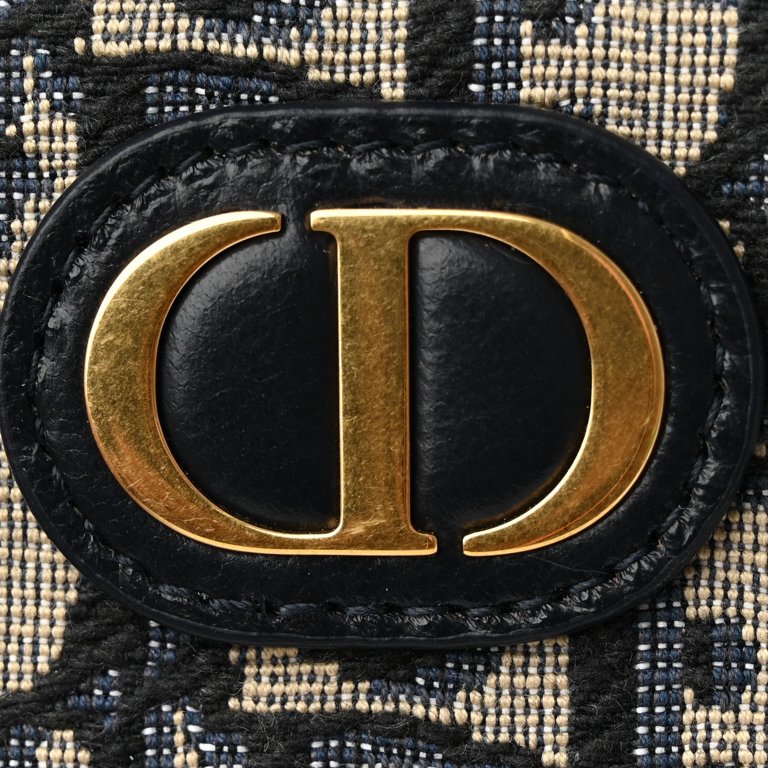Christian Dior Oblique 30 Montaigne Voyageur Coin Purse Blue 8 of 9