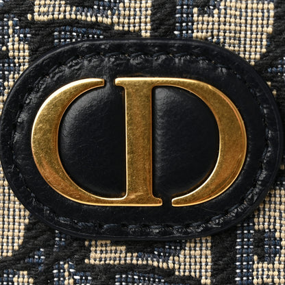 Christian Dior Oblique 30 Montaigne Voyageur Coin Purse Blue 8 of 9