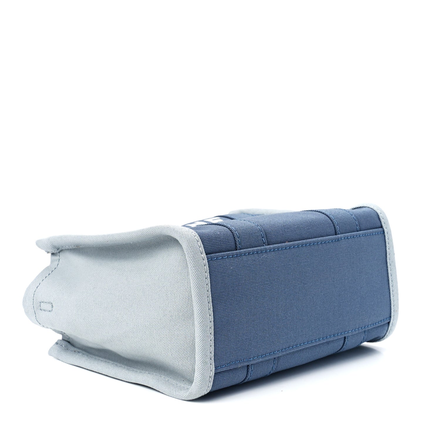 Cotton Canvas Mini The Tote Bag Blue Shadow Multicolor