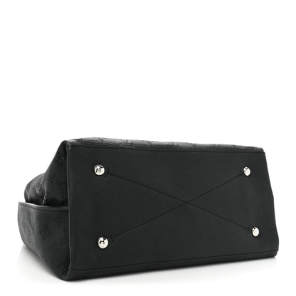 Louis Vuitton Mahina Carmel Hobo Black 4 of 10
