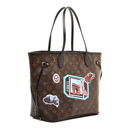 Louis Vuitton Monogram World Tour Neverfull MM 3 of 8