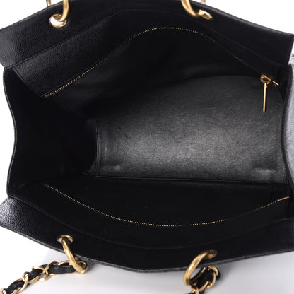 Chanel Caviar Quilted Grand Shopping Tote GST Black 5 of 8