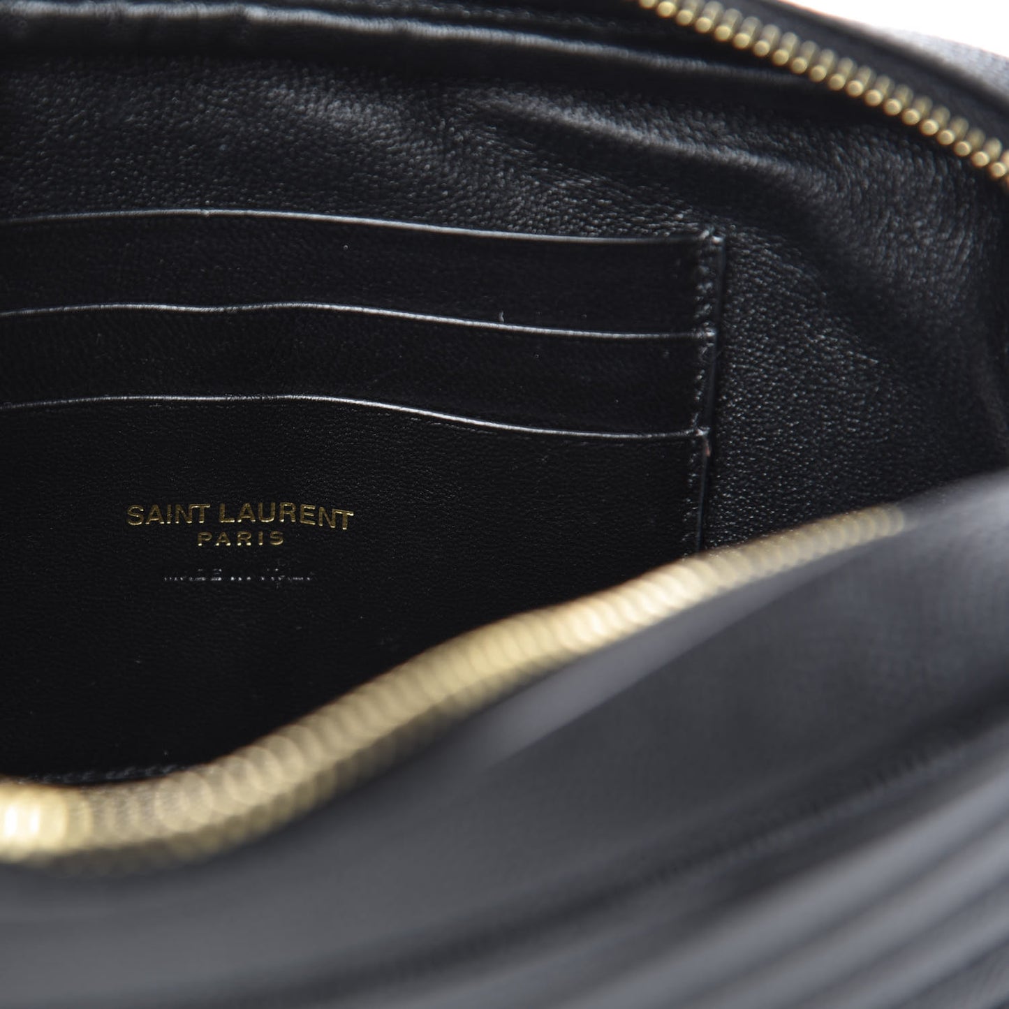 Grain De Poudre Matelasse Monogram Mini Lou Camera Bag Black