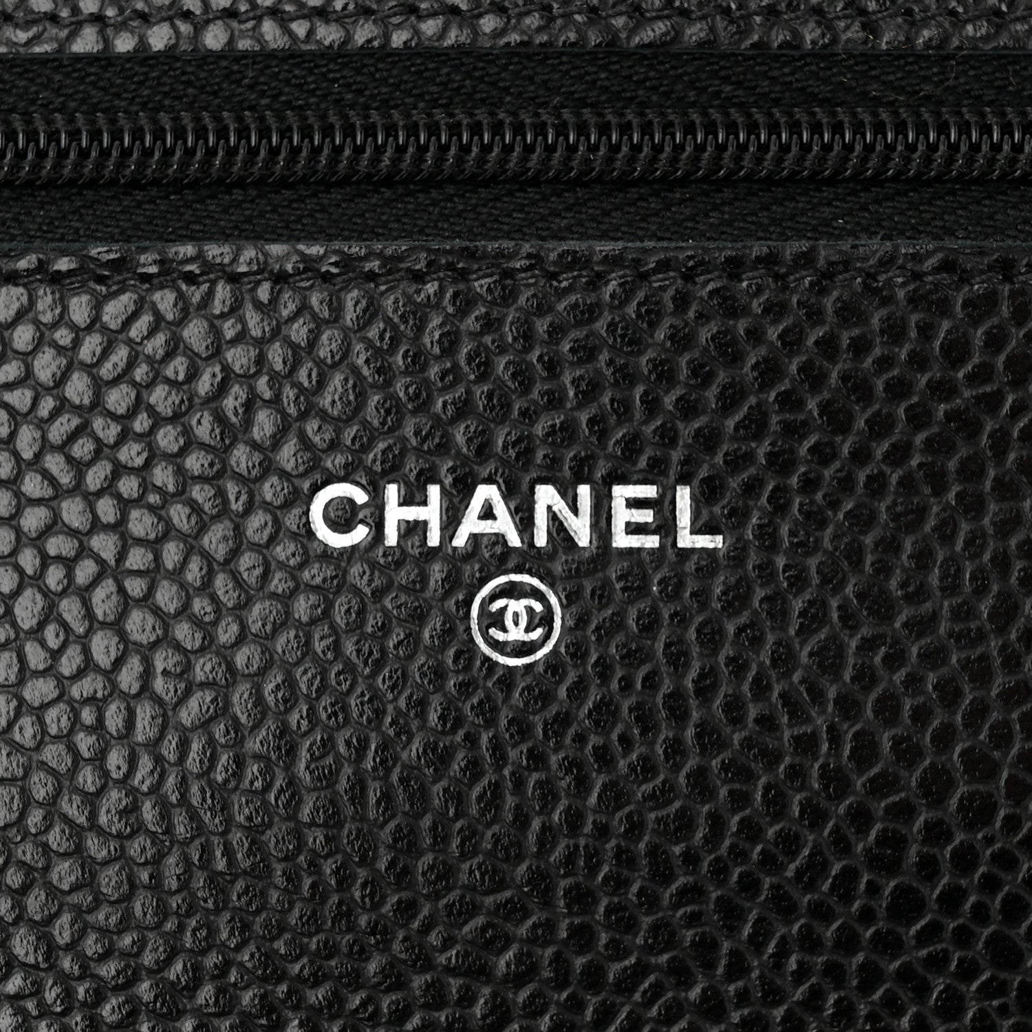 Chanel Caviar Quilted Wallet on Chain WOC Black 6 of 12