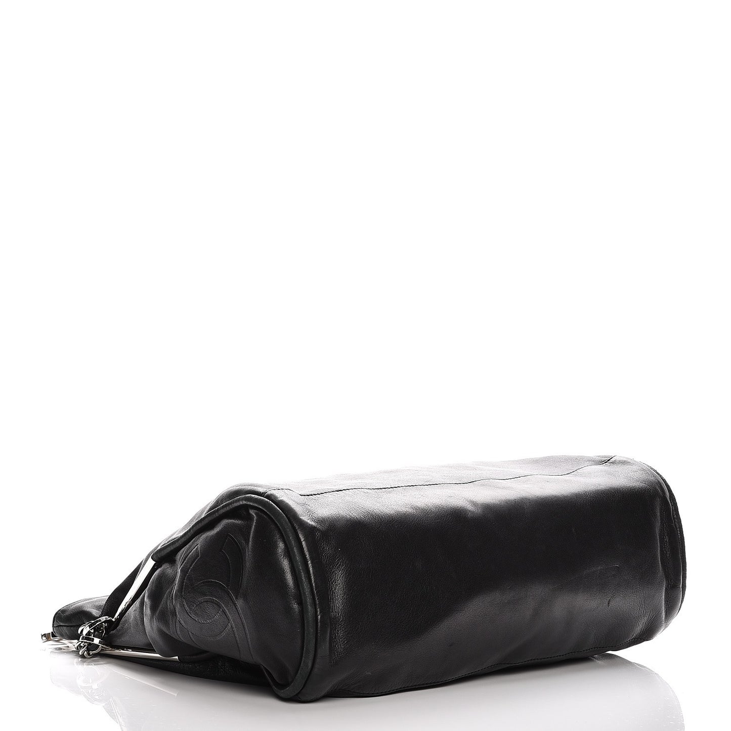 Lambskin Large Ultimate Soft Tote Black