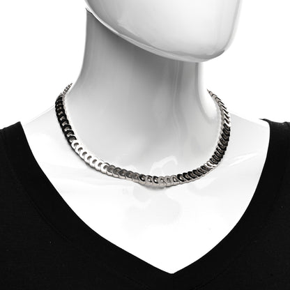 Cartier 18K White Gold Diamond C de Cartier Necklace 2 of 3