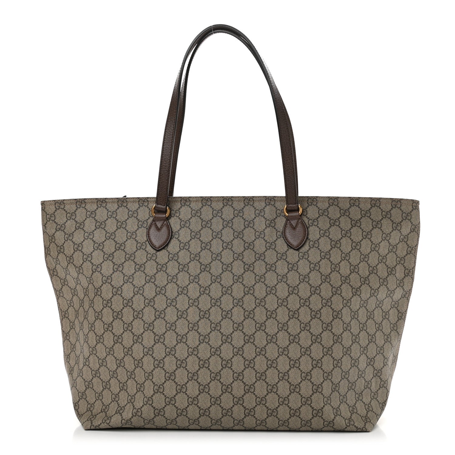 Gucci GG Supreme Monogram Medium Ophidia Shopping Tote Ebony 1 of 10