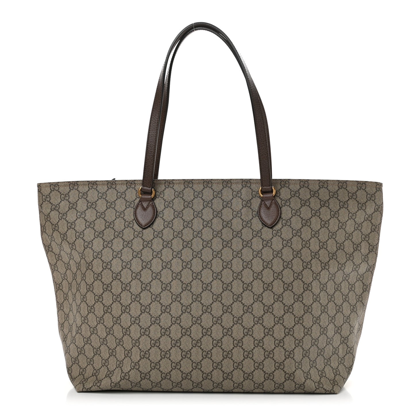 GG Supreme Monogram Medium Ophidia Shopping Tote Ebony