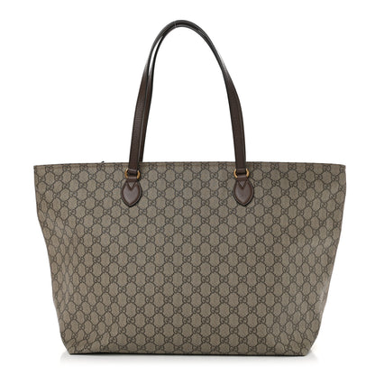 Gucci GG Supreme Monogram Medium Ophidia Shopping Tote Ebony 1 of 10