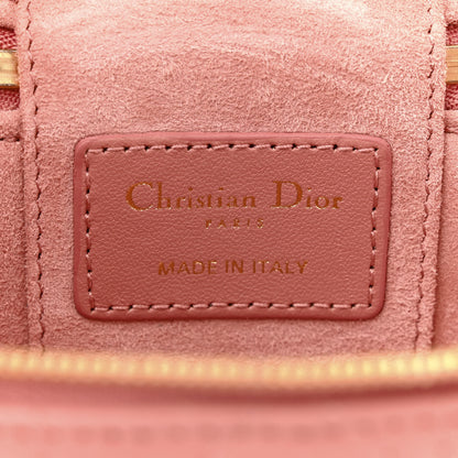 Christian Dior Lambskin Cannage Micro Vanity Case Deep Nude 6 of 9