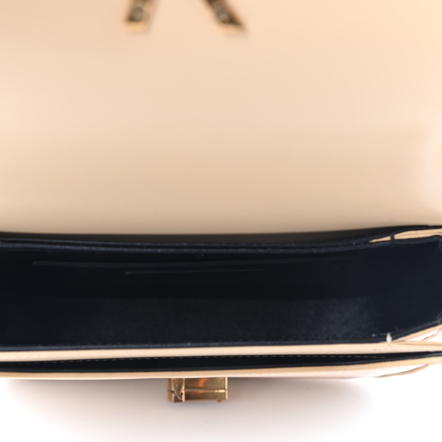Saint Laurent Smooth Calfskin Small Solferino Satchel Ivory Natural 5 of 8