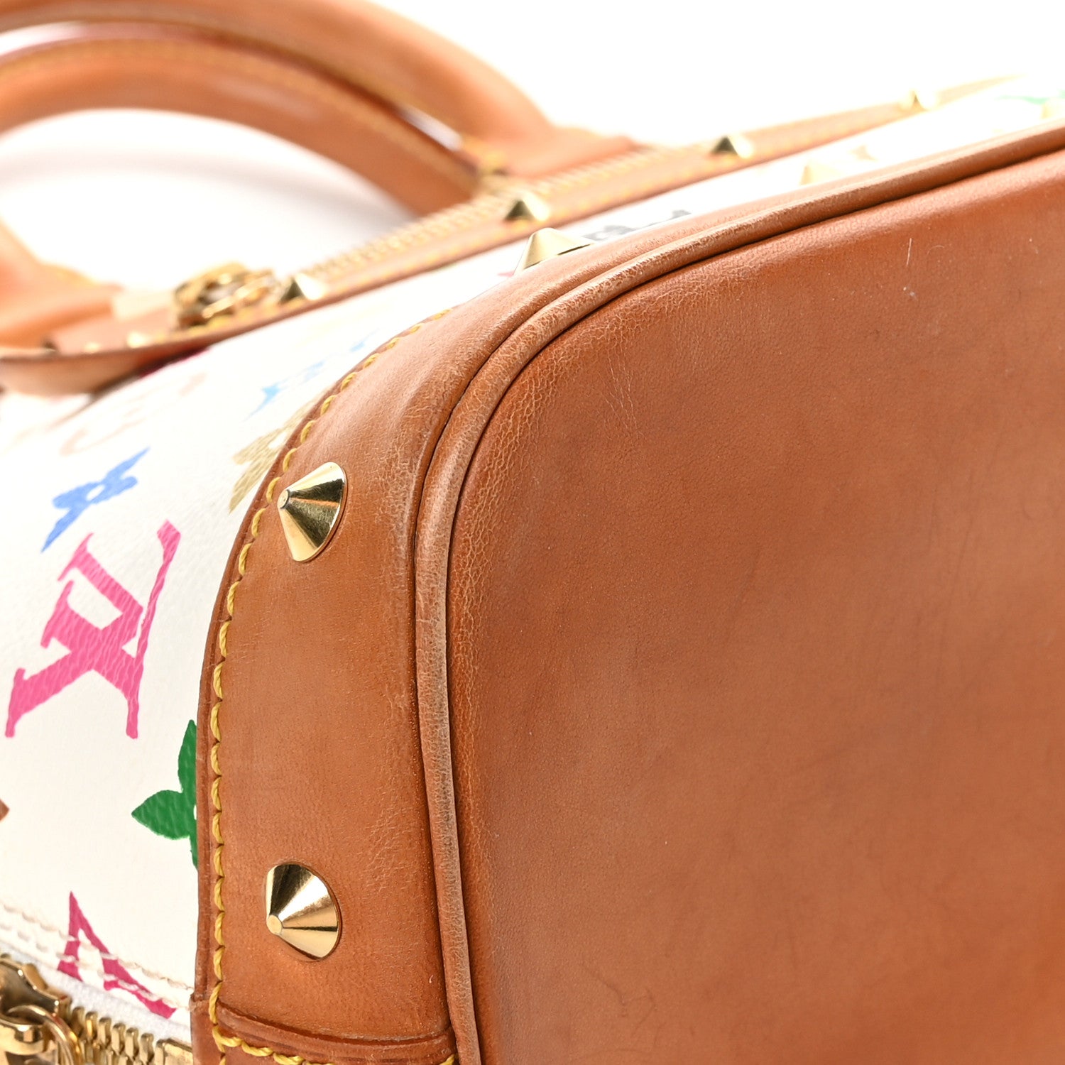 Louis Vuitton Monogram Multicolor Alma White 10 of 13