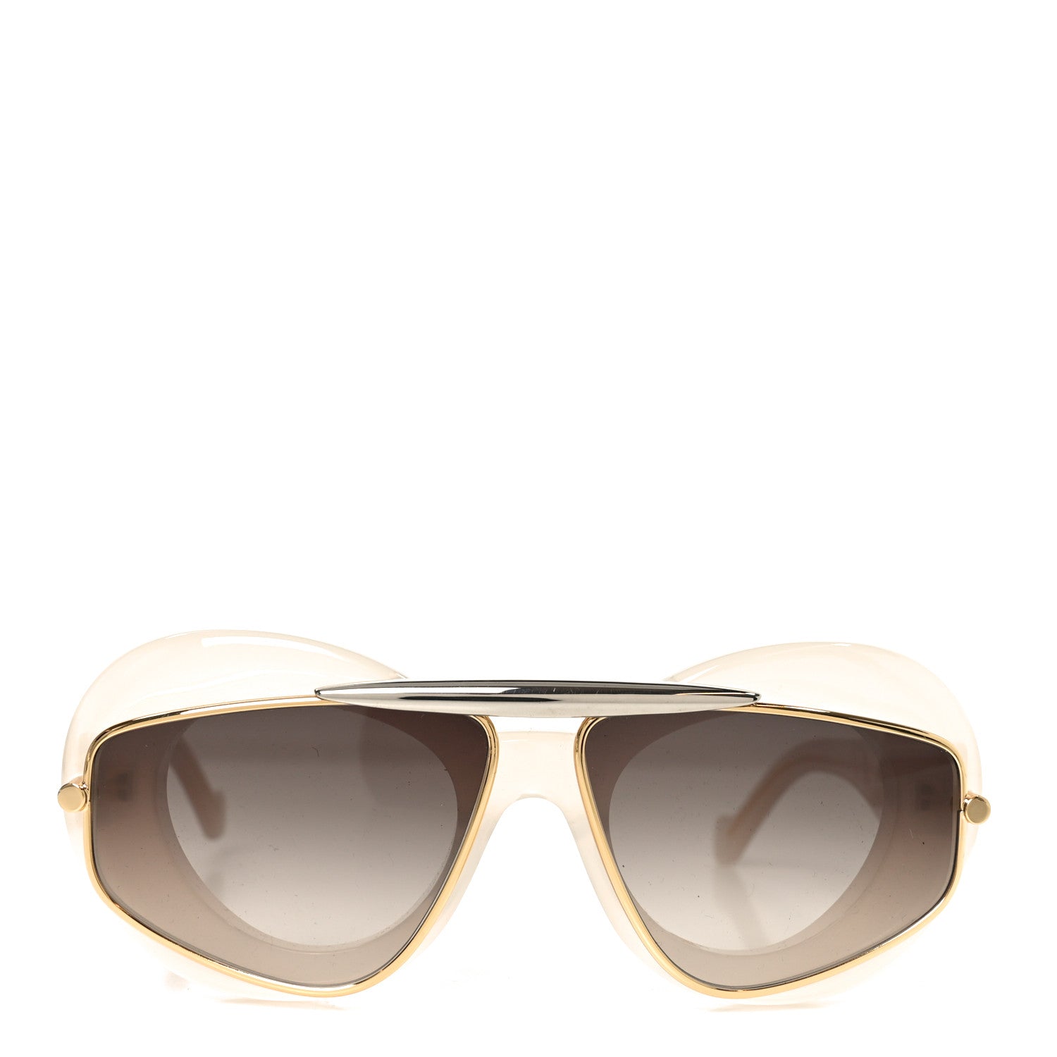 Loewe Acetate Wing Double Frame Sunglasses LW40120I Ivory 2 of 7