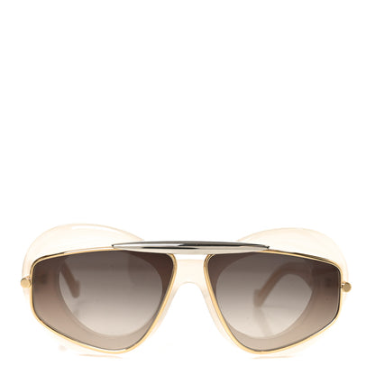 Loewe Acetate Wing Double Frame Sunglasses LW40120I Ivory 2 of 7
