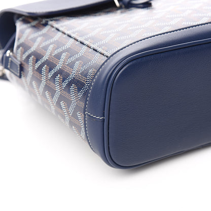 Goyard Goyardine Calfskin Mini Alpin Backpack Navy 7 of 9