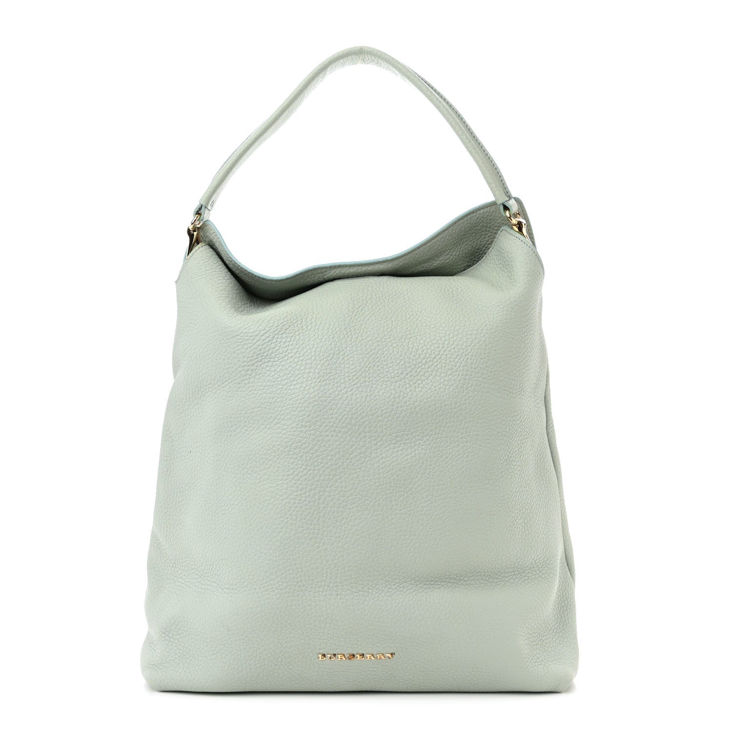 Burberry Grainy Calfskin Medium Cale Hobo Sky Blue 1 of 12