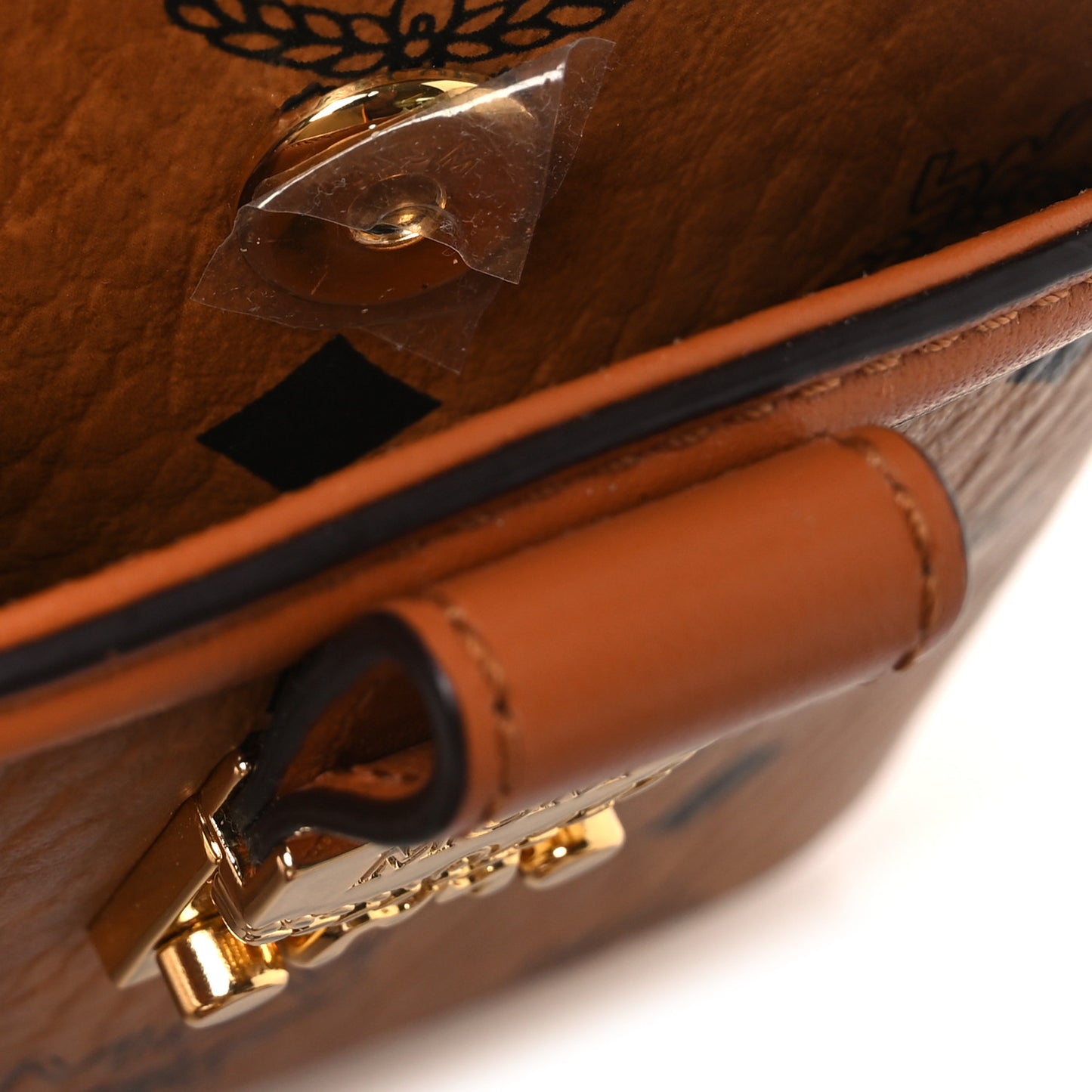 Visetos Mini Anna Crossbody Bag Cognac