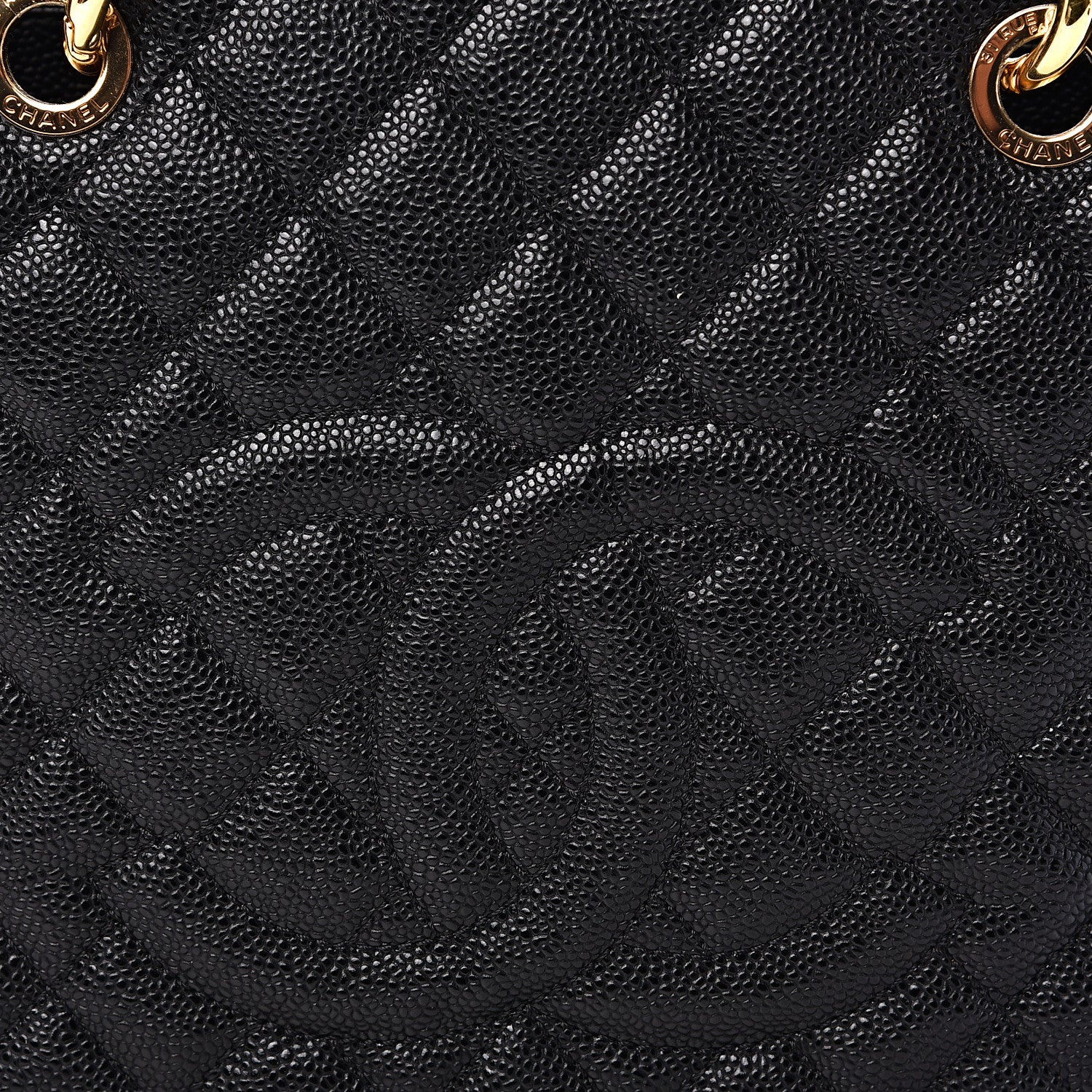 Chanel Caviar Quilted Grand Shopping Tote GST Black 11 of 11